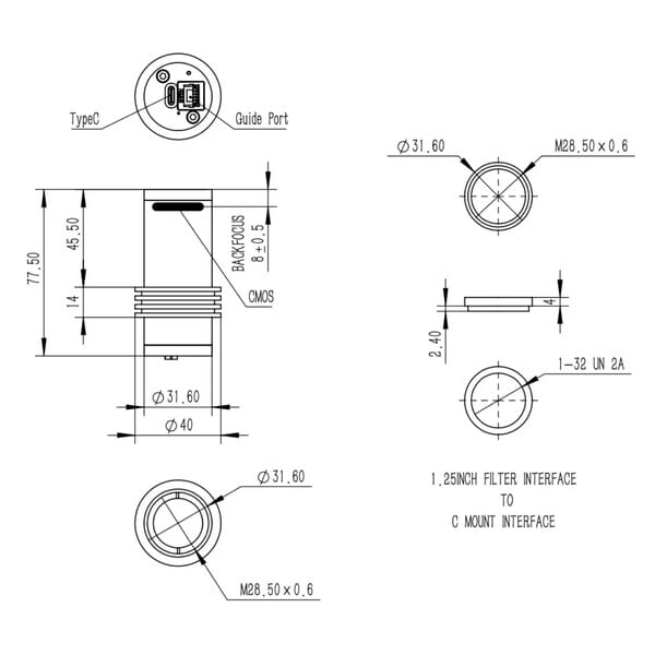 QHY Camera 5III585M Mono