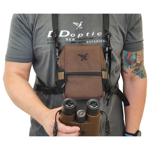 DDoptics Borsa per binocolo Harness marrone