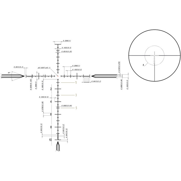 DDoptics Riflescope DDMP V6 5-30x56 tacA MRAD