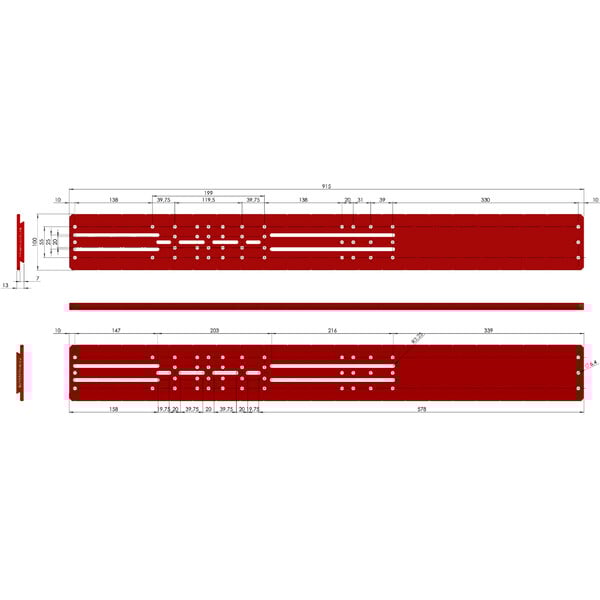 PrimaLuceLab PLUS Losmandy-style prism rail 915 mm