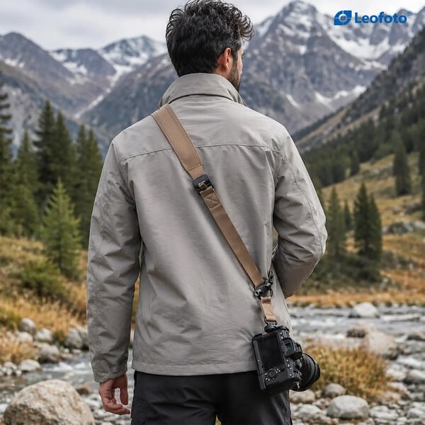 Leofoto Carrying Strap SP-02 Coyote brown
