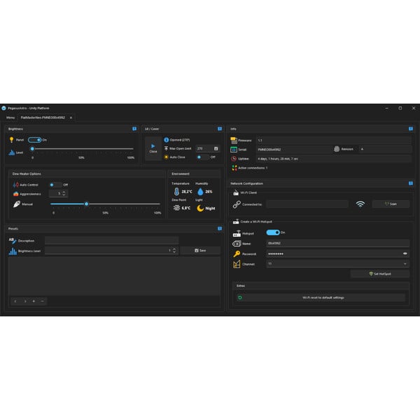 PegasusAstro máscara de campo plano FlatMaster 120 Neo