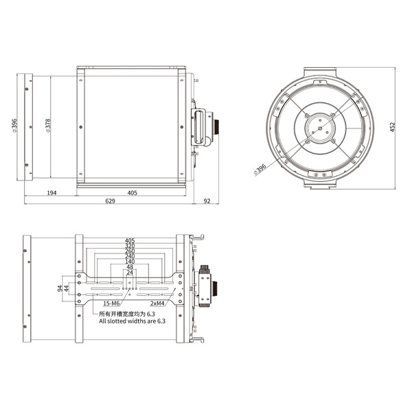 Sharpstar Telescopio de Cassegrain C 310/1178 SCA310