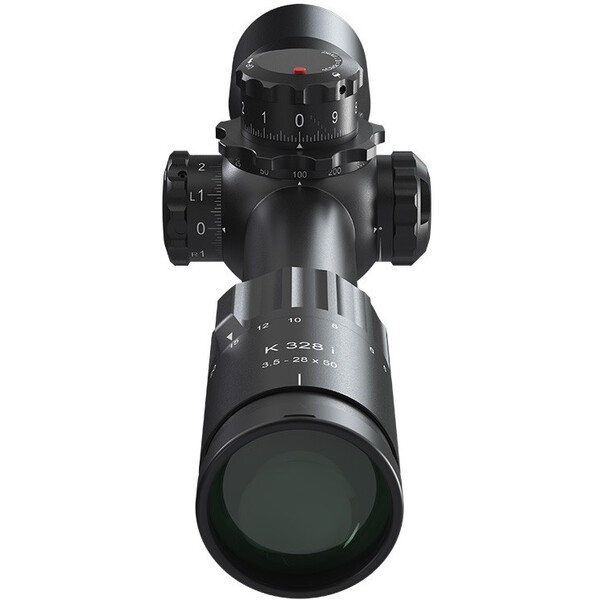 Kahles Riflescope K328i 3,5-28x50, SKMR+, ccw, links, Refined