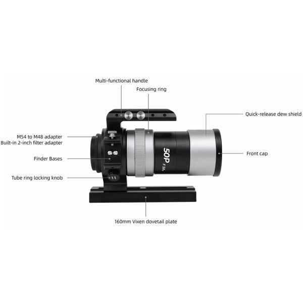 Askar Rifrattore Apocromatico AP 50/190 F3.8 50P