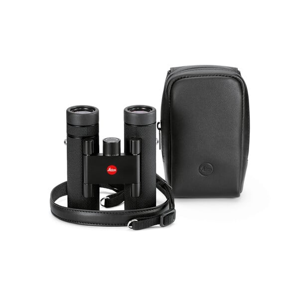 Leica Binoculars Noctivid 8x25 black leather-trimmed
