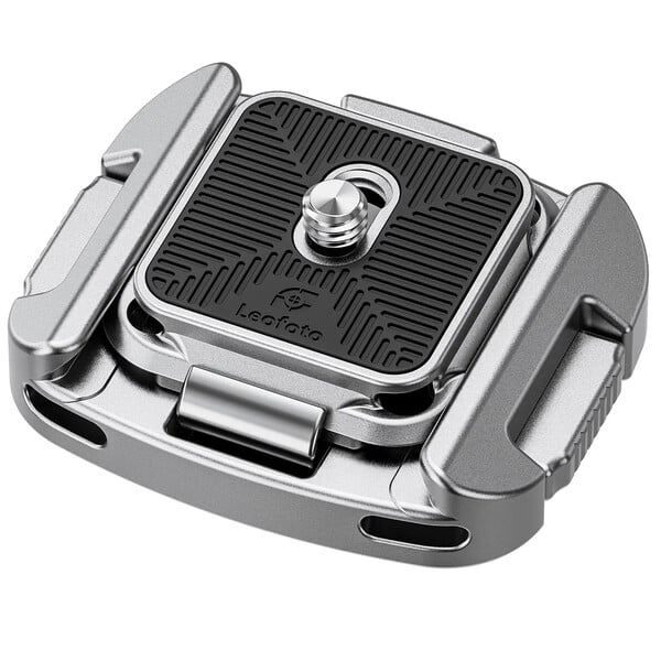 Leofoto Fast coupling QF-01+QP-38 silver