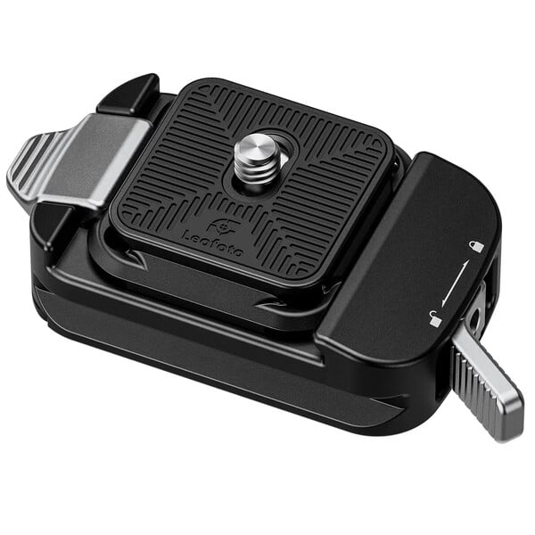 Leofoto Fast coupling QF-02+QP-38 black