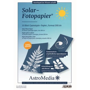 AstroMedia kit: Solar Photographic Paper, DIN A4, 10 sheets