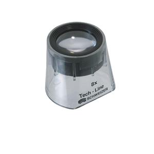 Schweizer Magnifying glass Tech-Line fixed-focus 8x mounted magnifier