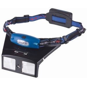 skrive et brev tilstødende Museum Schweizer Magnifying glass Tech-Line BINO LED headband magnifier w.o. lens