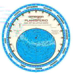 Omegon Mapa estelar Planisferio