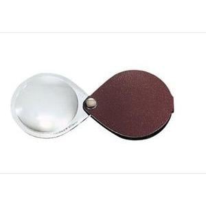 Eschenbach Magnifying glass Classic 50mm folding magnifier, burgundy red