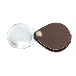 Eschenbach Magnifying glass Classic 50mm folding magnifier, bronzite brown