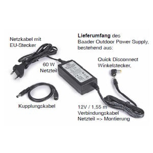 Netzteil 60W 1,2m