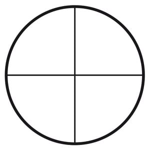Motic Micrometer scale plate eyepiece reticule crosshairs (25mm diameter)