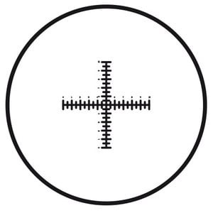 Motic , eyepiece reticule crosshairs with dual scale (10mm in 100 parts), (25mm diameter)