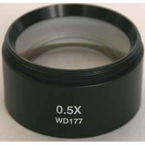 Optika Objective Lenses ST-103 Auxiliary Lens, 0.5x 8 (w.d. 177mm) for SZN Series Heads