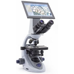 Optika digital microscope B-290TK, N-PLAN objectives. With Tablet PC