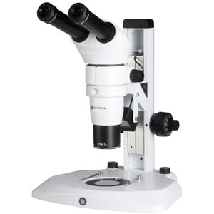 Euromex stereo microscope DZ.1605, binocular inclinded tubes, 1:6.3 zoom, LED