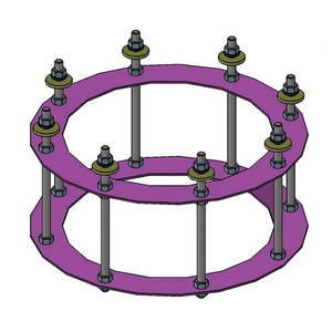 euro EMC Verankeringsset 2 voor observatoriumzuil P300 80cm