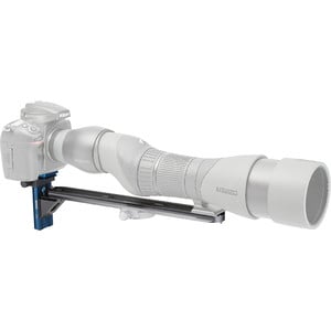 Novoflex Camera bracket QPL-SCOPE S digiscoping support bridge for angled eyepiece spotting scopes
