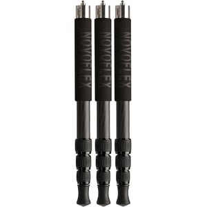 Novoflex 3x QuadroLeg C2844, carbono, 4 segmentos, diseño compacto