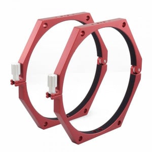 PrimaLuceLab Tube clamps PLUS guide scope rings, 235mm