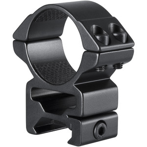 Hawke Sport Optics 30mm Match Mount Riflescope Rings For Weaver Rails – Low, 2-Piece, Matte Black (22115)