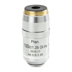 Euromex Objective DX.7200-I, 100x/1,25, wd 0,2 mm, plan infinity, iris diaphragm,  oil, S (DelphiX)