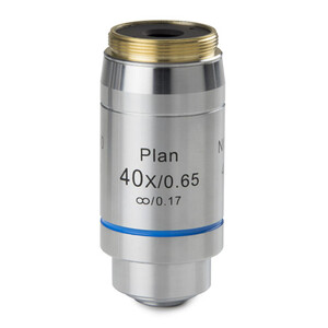 Euromex objectief DX.7240, 40x/0.65 Pli, plan, oneindig, S, w.d. 0.7 mm (Delphi-X)