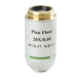 Euromex Objective 86.554, 20x/0,60, w.d. 2,1 mm, PL-FL IOS , plan, fluarex (Oxion)