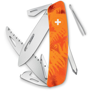 SWIZA Knives C06 Swiss Army Knife, FILIX Camo Fern orange