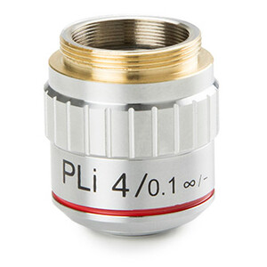 Euromex Objetivo BS.8404, Plan PLi 4x/0.10 IOS (infinity corrected), w.d. 21.0 mm (bScope)