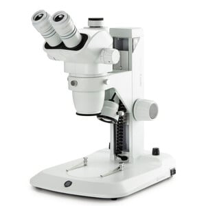 Euromex NexiusZoom, NZ.1903-S-ESD, 6,7x a 45x, Barra dentada, Luz incidente + transmitida, LED 3 W, ESD, trino