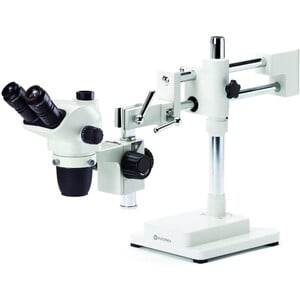 Euromex NZ.1703-B, NexiusZoom EVO, 6,5x tot 55x, dubbelarmig statief, w.o. verlichting, trino