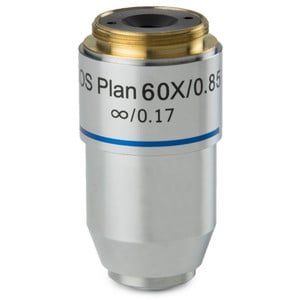 Euromex 60X/0.80 plan, spring, infinity microscope objective, BB.7260 (BioBlue.lab)