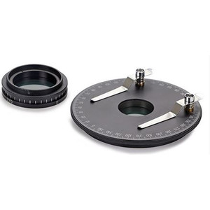 Euromex Microscope polarization kit, rotary stage, built-in polarization filter, screw-in analyzer, SB.9520 (StereoBlue)