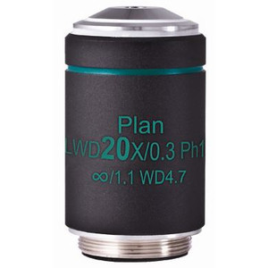 Motic Obiettivo WD PL Ph CCIS, piano, achro, fase, 20x/0,3 w.d. 4,7 mm, Ph1 (AE2000)