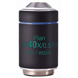 Motic Obiettivo LWD PL Ph, CCIS, plan, achromat, phase, 40x/0.5, w.d.3.0mm, Ph1 (AE2000)