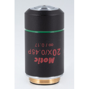 Motic objetivo EC PL P, CCIS, plan achro, (spannungsfrei) 20x/0.40, w.d. 0.9mm (BA-310 POL)
