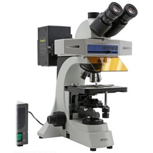 Optika Microscopios B-510FL, trino, FL-HBO, Filtro B&G, W-PLAN, IOS, 40x-400x