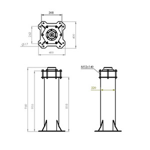 ASToptics Colonna HD Pier Losmandy G8/G11