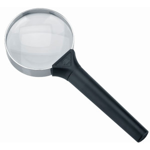 Schweizer Magnifying glass Basic-Line CLASSIC 10D/3.5x/Ø65mm biconvex hand magnifier
