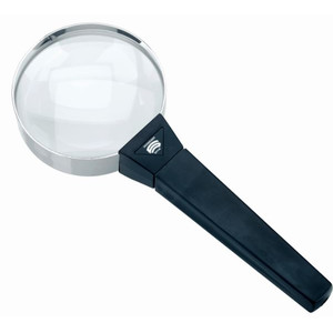 Schweizer Magnifying glass Handlupe Basic-Line FORTE, 10D/3,5x/Ø75mm, bikonvex