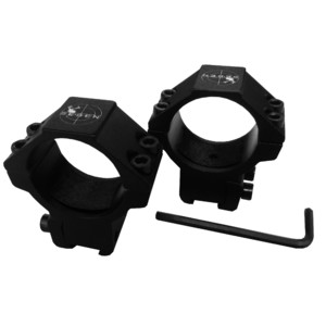 Seben Attacco Weaver Picatinny 21mm Per Cannocchiale 30mm | Alluminio, 4 Viti, Per Fucili E Carabine