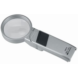 Schweizer Magnifying glass Lupe Tech-Line MODULAR 2x/4x; Ø70/Ø20mm, bifokal, 6500K