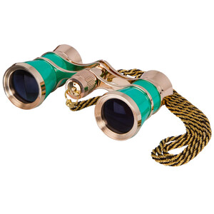 Levenhuk Toneelkijker Broadway 3x25 groen met ketting en LED-licht