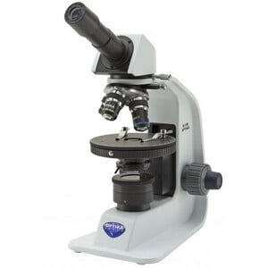 Optika Microscoop B-150P-MRPL, POL, mono, plat, oplaadbare batterij, 400x
