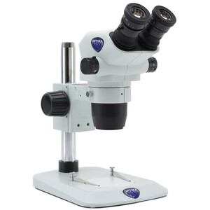 Optika Stereo zoom microscope SZO-1, bino, 6.7-45x, Säulenstativ, ohne Beleuchtung